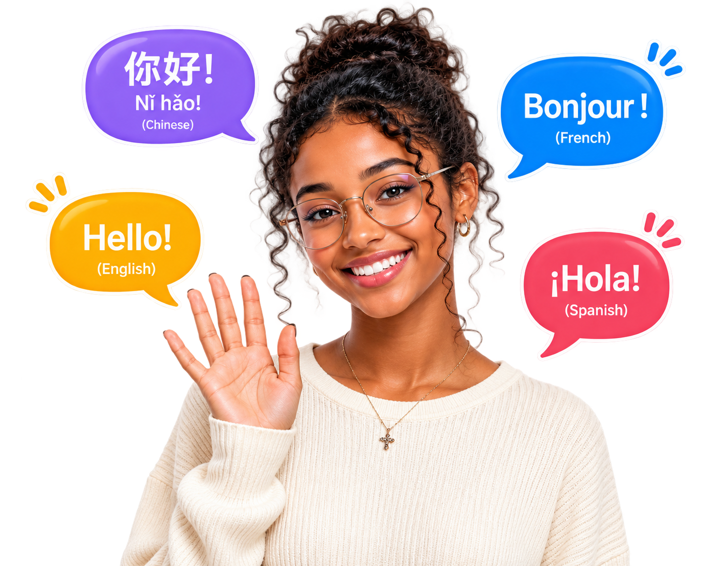 Language Learning at Divine Sparks - English, French, Chinese